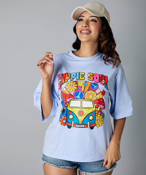 Oversize Light Blue Tshirt