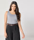 Light Grey Rib Cami Top