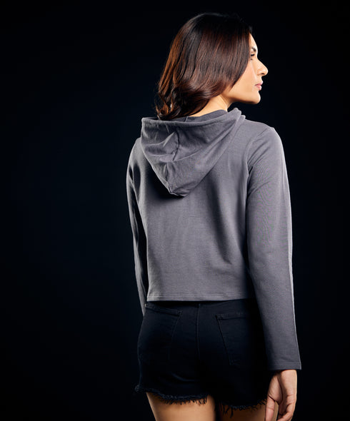 Long Sleeve Grey Hoodie