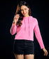 Long Sleeve Pink Hoodie