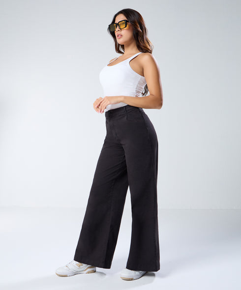 Black Twill Pant (Long length)