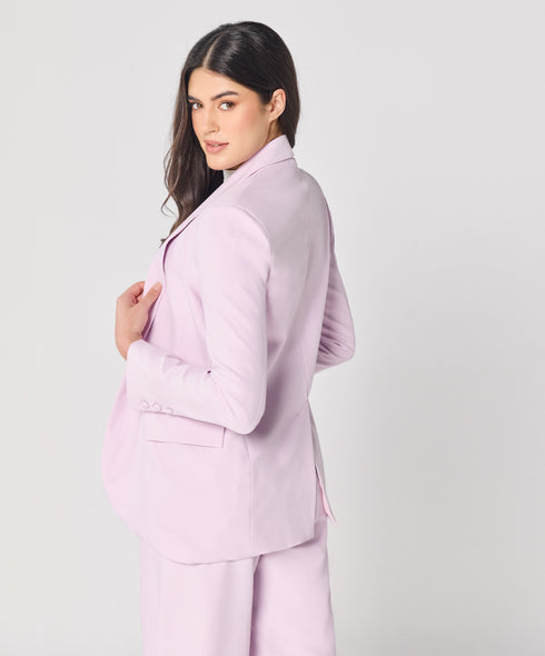Pastel Lavender Oversized Every Day Blazer