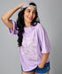Oversize Purple Floral Tshirt