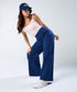 Blue Pleated Pant (Short length)