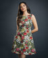 Printed Mini Straight Cut Dress