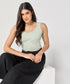 Light Green Rib Cami Top