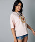 Oversize Pink Stay Groovy Tshirt