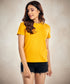 Mustard Crew Neck T Shirt