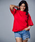 Red Oversized Tshirt