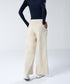 Light Beige Pleated Pant (Short length)
