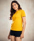 Mustard Crew Neck T Shirt