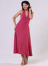 Sleeveless Empired Line Chiffon Dress