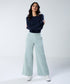 Green Pleated Pant (Short length)
