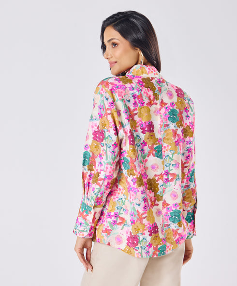 Oversized Printed Shirt