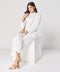 White Flared Formal Pant