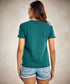 Dark Green Crew Neck T Shirt