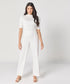 White Flared Formal Pant