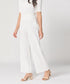 White Flared Formal Pant