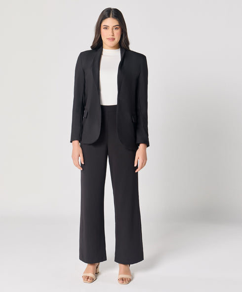 Black Oversized Every Day Blazer