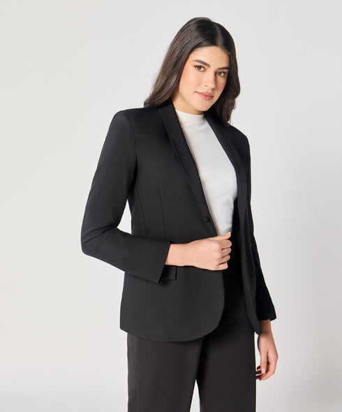 Black Oversized Every Day Blazer