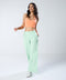 Green Pleated Pant (Short length)