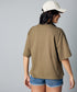 Oversize Keep Calm Khaki Tshirt