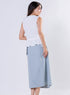 Side Open Cotton Skirt