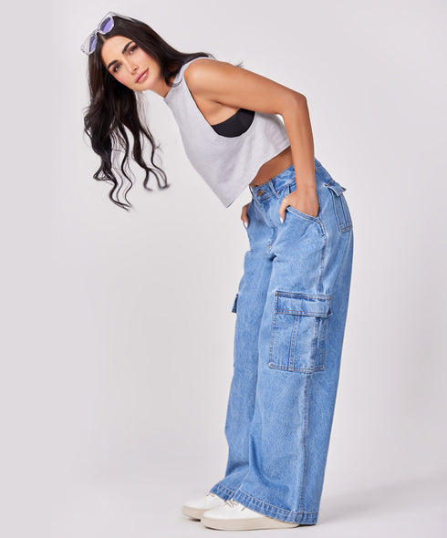 Cargo Denim Pant