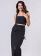 Ponte Skirt And Top Set Black - Skirt
