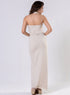 Ponte Skirt And Top Set - Beige