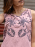 Sleeveless Embroidered Top