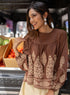 Bold Embroidered Top