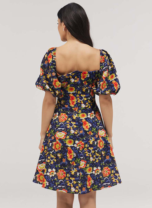 Square Neck Skater Dress