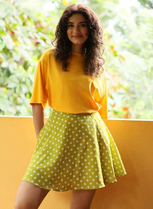 Oversized Mustard T-shirt