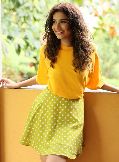 Oversized Mustard T-shirt