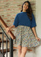 Oversized Crew Neck T-shirt - Teal