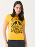 Bird Printed Crew Neck T-shirt
