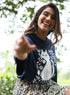 Floral Cat Printed Oversized T-shirt