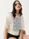 Lavender Printed Oversized T-shirt