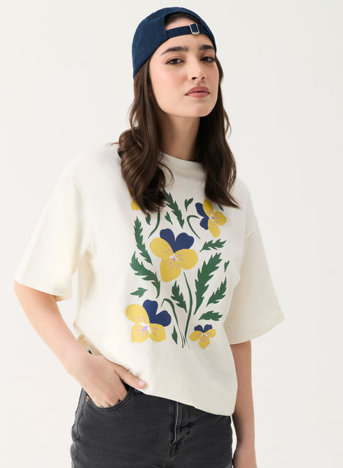 Orchid Printed Oversized T-shirt