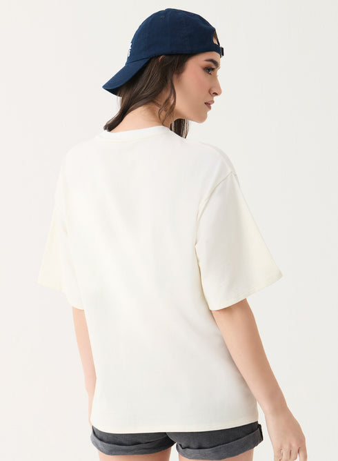 Orchid Printed Oversized T-shirt