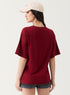 Maroon Oversized T-shirt