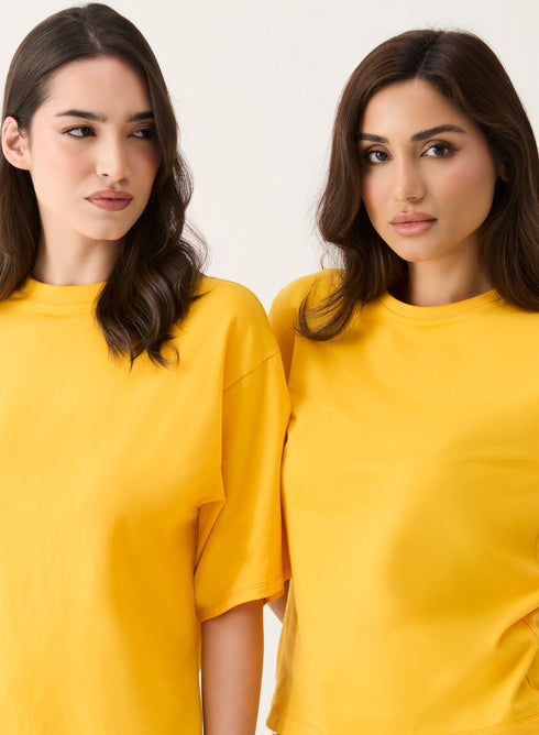 Oversized Mustard T-shirt