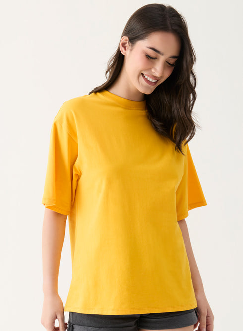 Oversized Mustard T-shirt