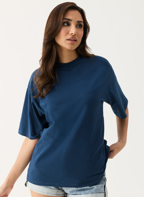 Oversized Navy Blue T-shirt
