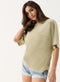 Oversized Cream Green T-shirt