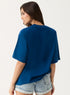 Oversized Crew Neck T-shirt - Teal