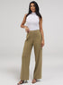 Dried Herb Flared Leg Formal Pant