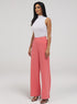 Flared Leg Formal Pant - Pink