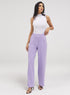 Lavender Flared Leg Formal Pant